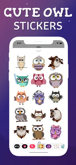 Game screenshot Cute Owl Emojis hack