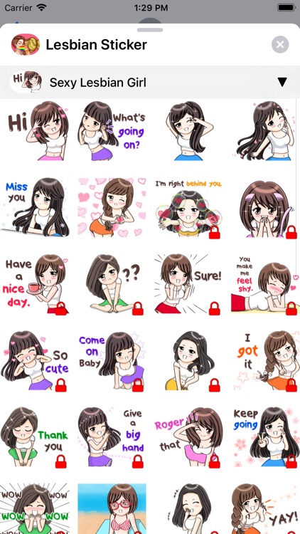 Lesbian Sticker screenshot-4