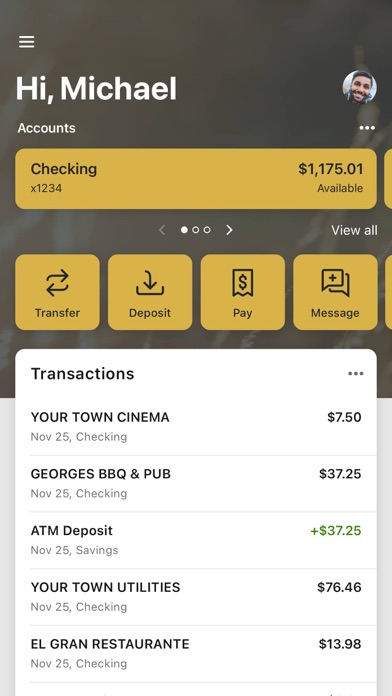 Bank of Yates City Screenshot