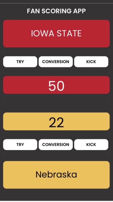 Iowa State Rugby Fan App Screenshot