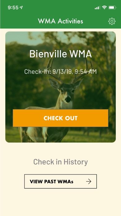 MDWFP WMA Mobile Application Screenshot