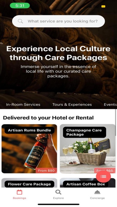 Conci: Book Travel Luxuries Screenshot