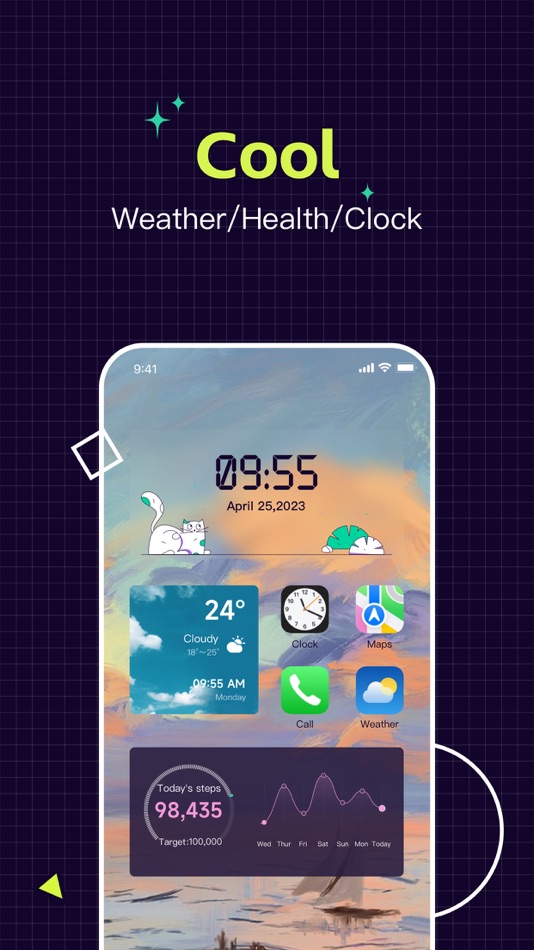 #6. WoWidget - Widget for friends (iOS) By: Guangdong Yingfan Technology Co., LTD