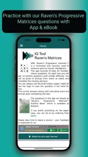 iq test: raven's matrices iphone screenshot 1