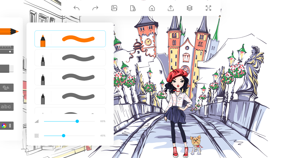 #1. ArtDraw: Sketch & Paint Studio (iOS) By: Loyal Foundry, Inc.