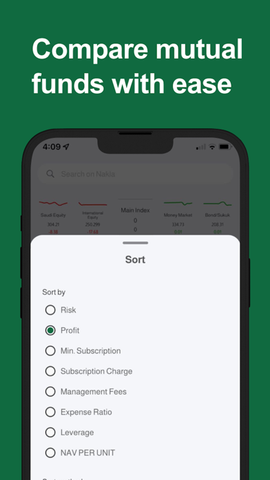 Nakla: All Saudi Mutual Funds Screenshot