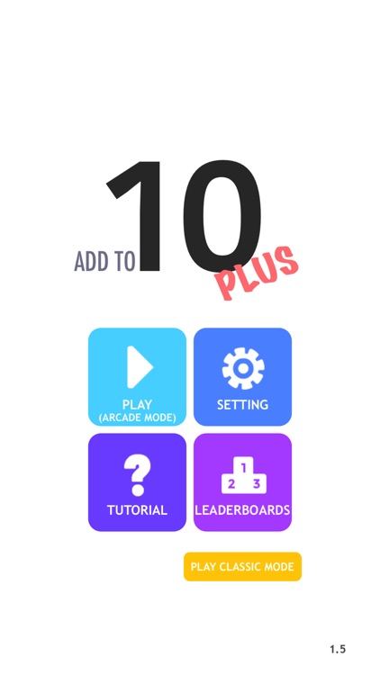 Add to 10 Plus: Number Game