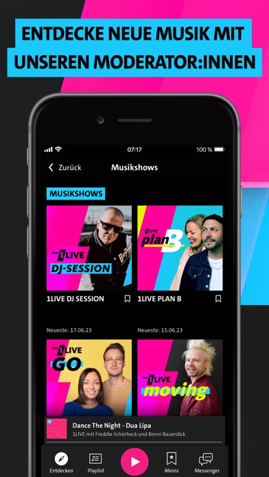 1LIVE - Radio, Musik, Podcasts Screenshot