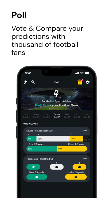 ProfitTips - Football Tips Screenshot