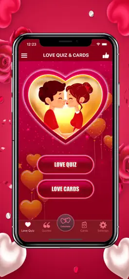 Game screenshot Love Quiz Cards Quotes mod apk