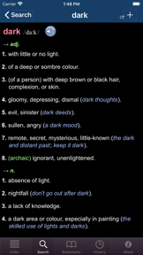 Australian Oxford Dictionary screenshot