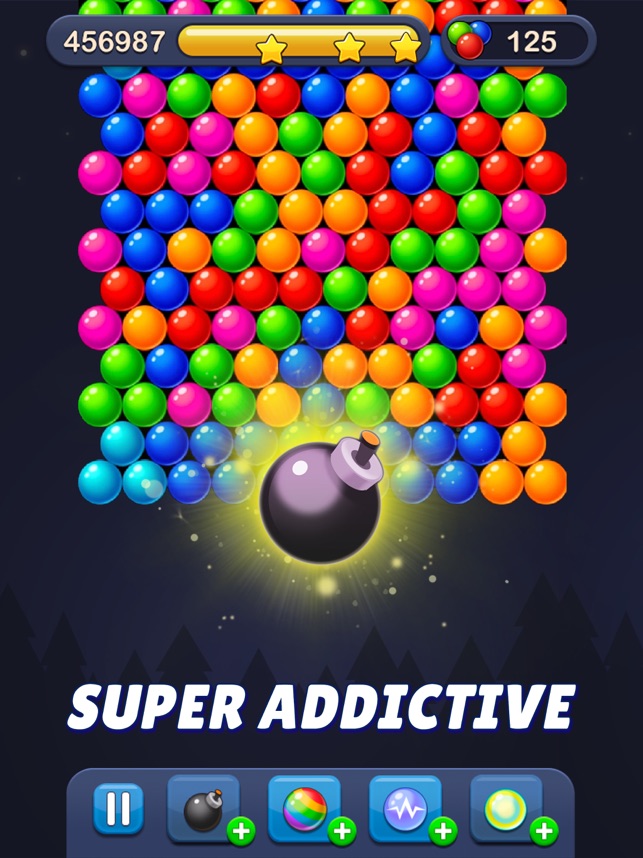 Mad Over Games on X: A Original & colorful bubble popping