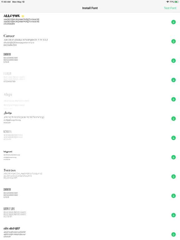 Screenshot #4 pour TextFont
