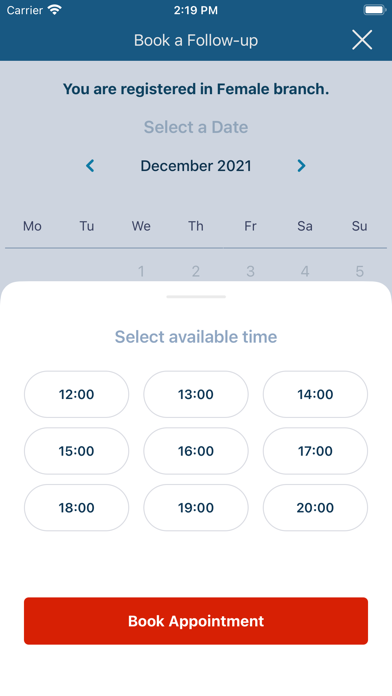 Czech Rehabilitation Center Screenshot