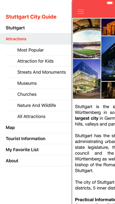 Screenshot #2 pour Stuttgart City Guide