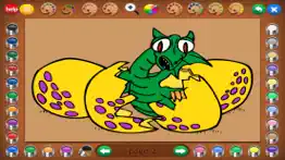 dragon attack coloring book iphone screenshot 1
