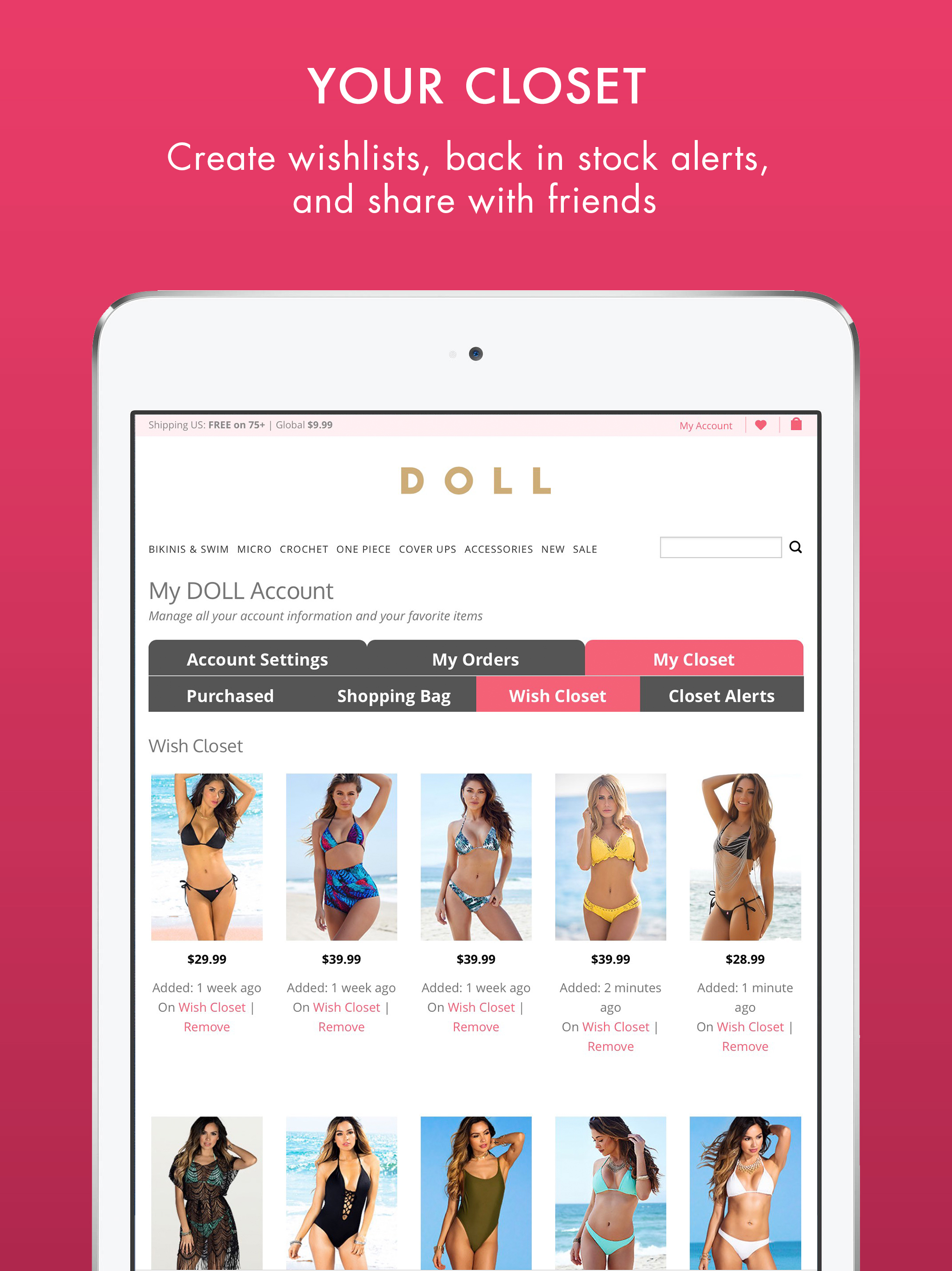 DOLL Swimwear screenshot 7