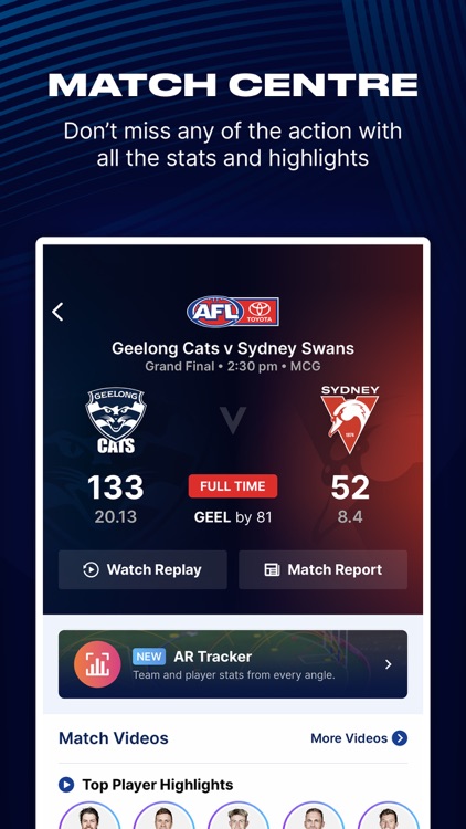 AFL Live Official App screenshot-4