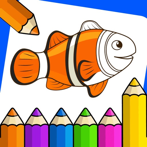 Learn Coloring Painting Games iOS App