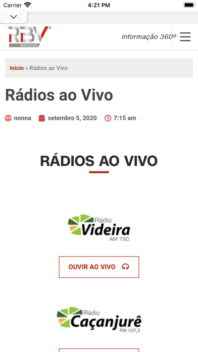Portal RBV Screenshot