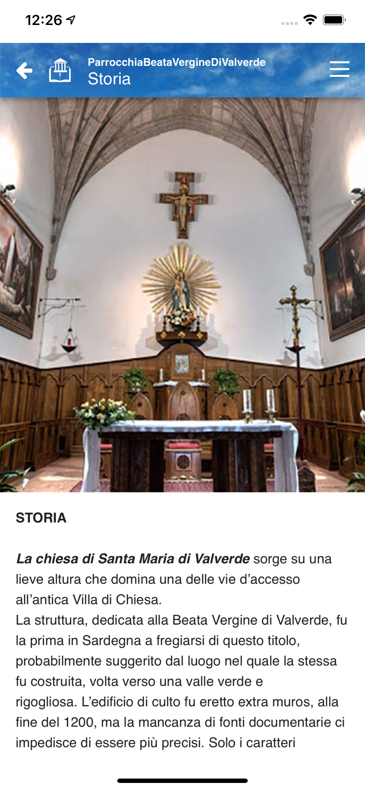 Parrocchia B. V. di Valverde
