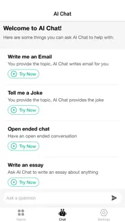 ai chat - chatbot & assistant` iphone screenshot 2