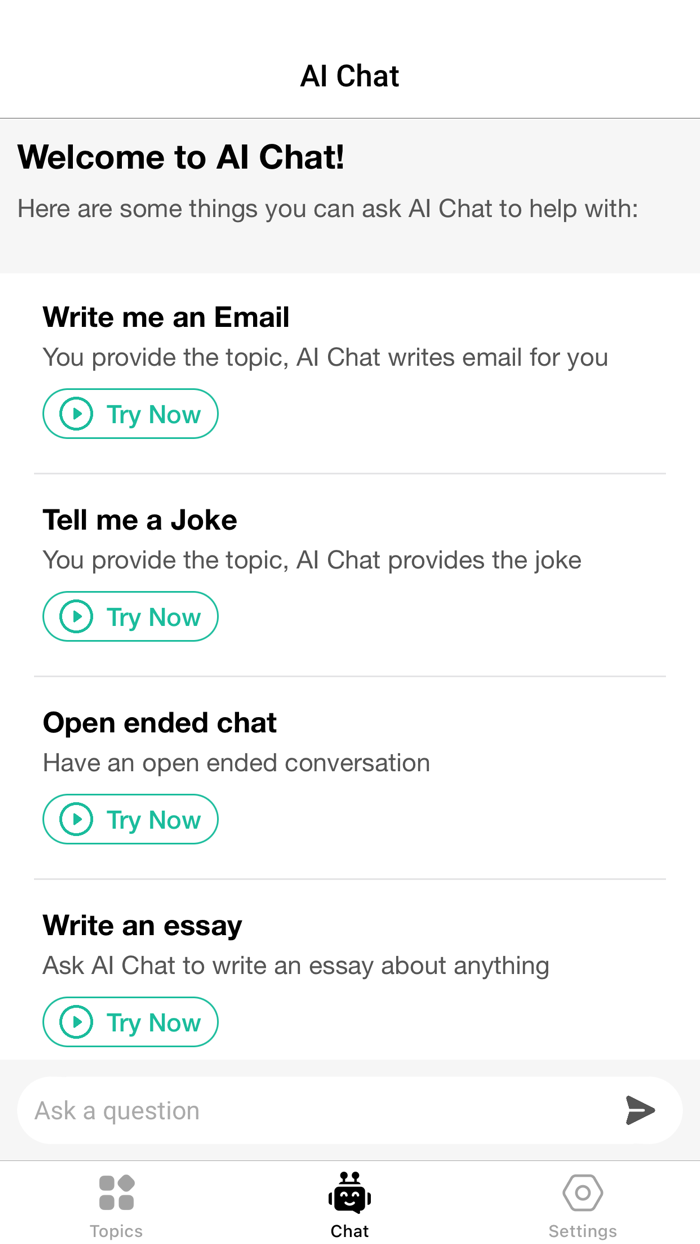 AI Chat - Chatbot and Assistant
