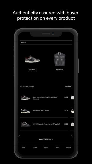 GOAT – Sneakers & Apparel Screenshot