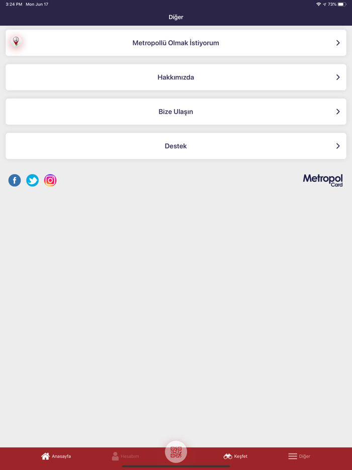 MetropolCard Kullanıcı