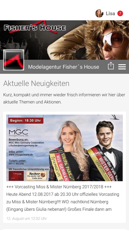 Modelagentur Fisher´s House