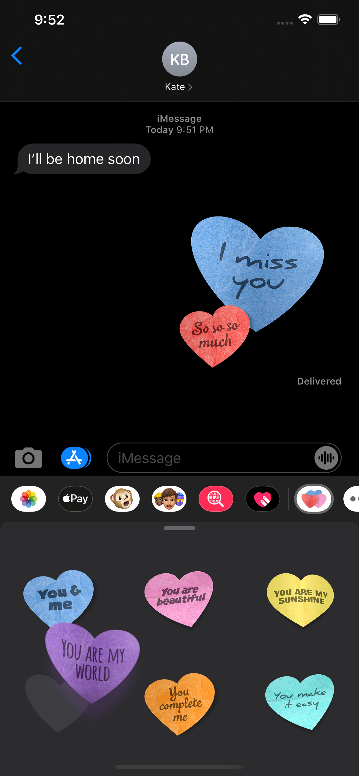 Love Quotes Stickers screenshot 2