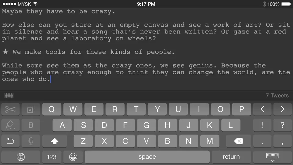 Capture d'écran de TextCrafter 2 ~ Craft & Share sur iPhone 4