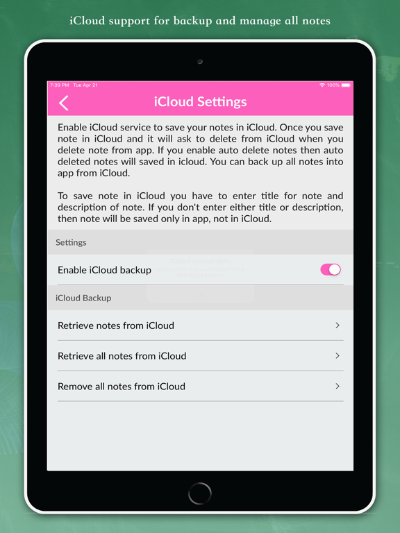 iNote - Notepad++ iPad screenshot