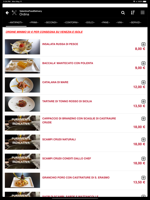 Screenshot #4 pour Valentino Food Delivery