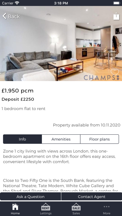 CHAMPS Estate Agents Screenshot