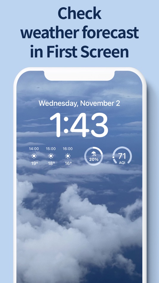 #1. Weather Screen-Widget & Radar (iOS) 由: ideal app team