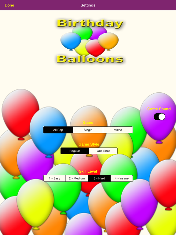 Screenshot #6 pour Birthday Balloons