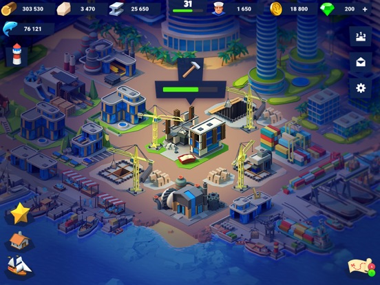 Sea Port: Scheeps Strategie iPad app afbeelding 7