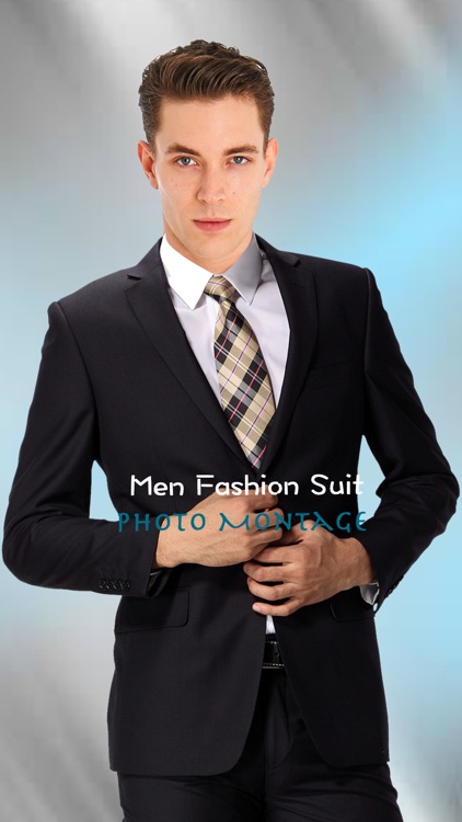 Men Fashion Suit Photo Montage