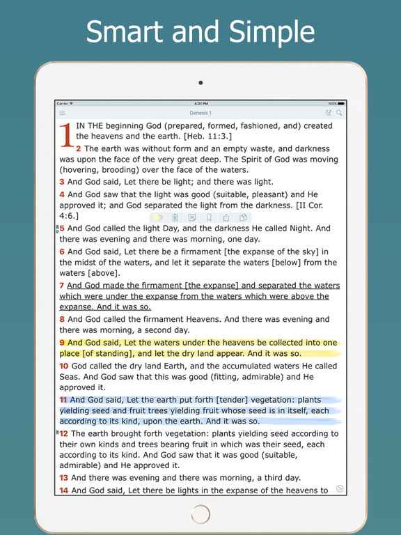 Screenshot #4 pour Amplified Bible with Audio