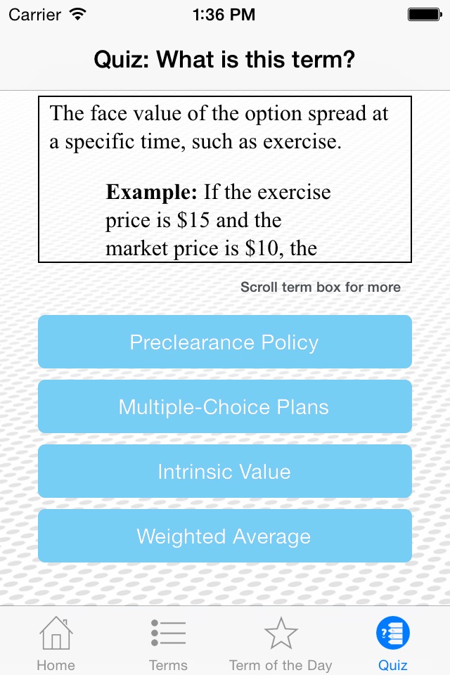 Stock Compensation Glossary screenshot 4