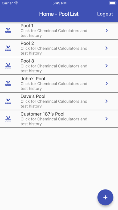 Screenshot #1 pour Pool Chem Calculator
