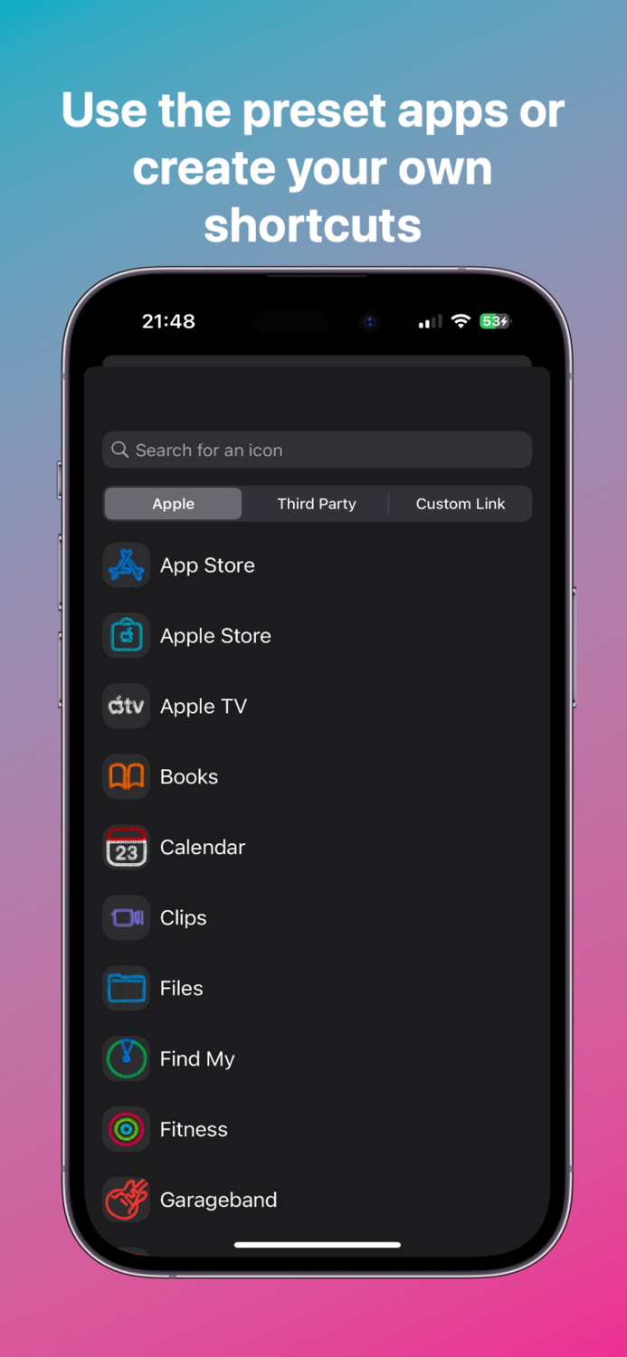 Edgy Live Activities and Widget