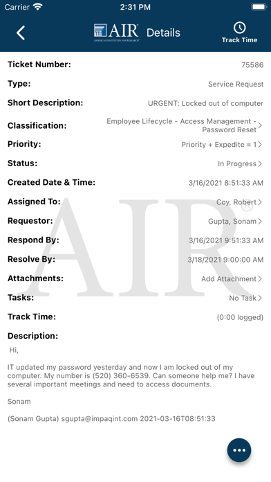 AIR Technician Screenshot