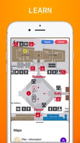 Louvre Museum Visitor Guide screenshot