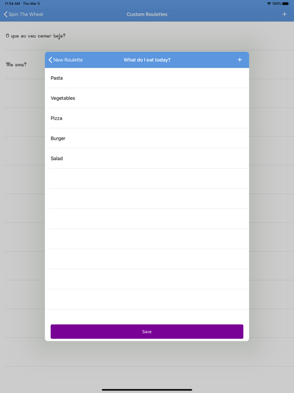 Spin the Wheel Random Picker iPad screenshot 6 - Entertainment app
