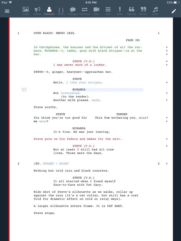 Screenshot #6 pour WriterDuet