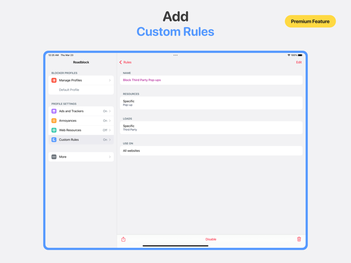 Roadblock - Content Blocker