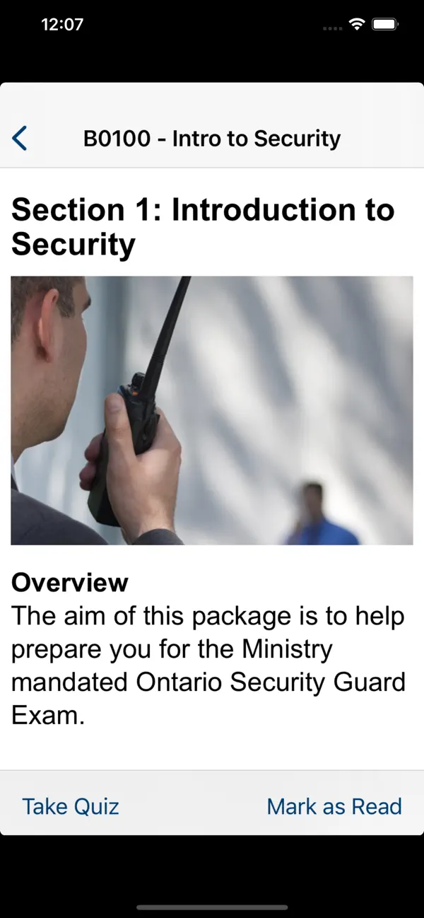 #3. Security Guard 101 (iOS) Ved: iT Guy Technologies