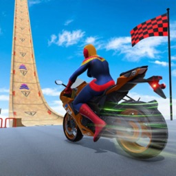 Superhero Bike Racing Games 3d